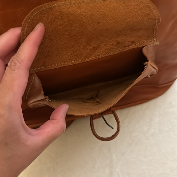 Vintage Handmade Leather Backpack - Picture 10 of 13